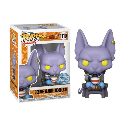 Pop Funko Beerus Eating Noodles - Dragon Ball Super  #1110