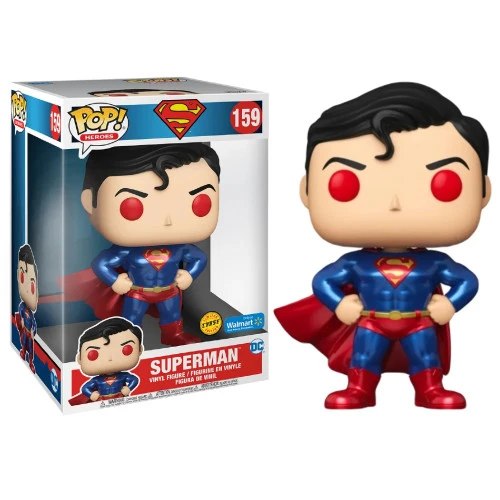 Funko Pop Superman Super Sized (10 Polegadas) Chase - Superman - #159 - FUNKO POP - #159