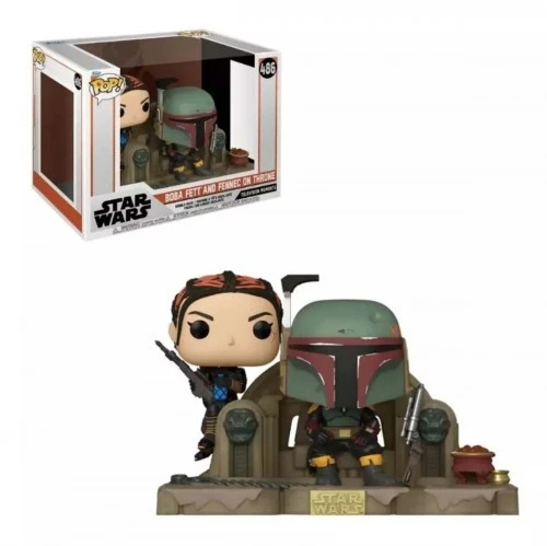 Funko Pop Boba Fett E Fennec On Throne - Star Wars - #486