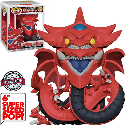 Pop Funko Slifer The Sky Dragon - Yu-gi-oh! - #756 - Funko Pop - #756 *detalhe Na Tampa Da Caixa Yu-Gi-Oh! #705 - Produto Original