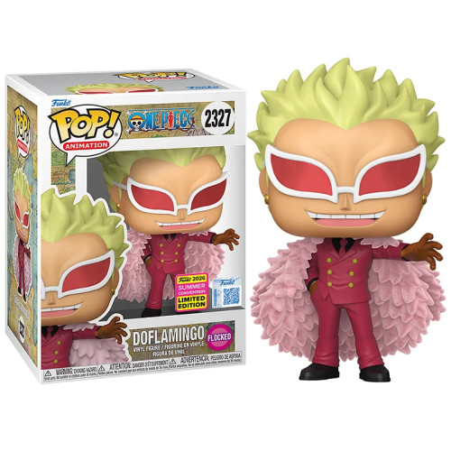 Pop Funko Donquixote Doflamingo (Flocked) - One Piece - SDCC 2026 Exclusive - #2327 - FUNKO POP - #2327   # - Produto Original