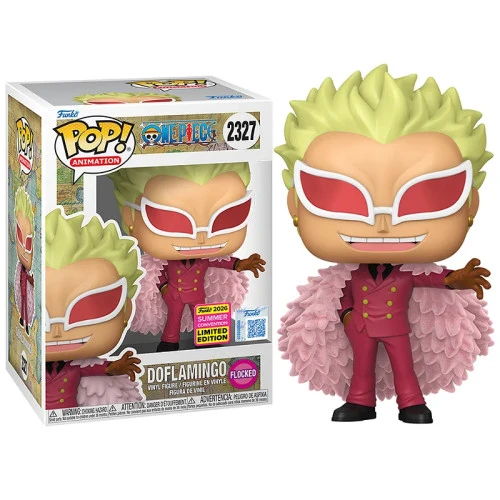 Pop Funko Donquixote Doflamingo (Flocked) - One Piece - SDCC 2026 Exclusive - #2327 - FUNKO POP - #2327