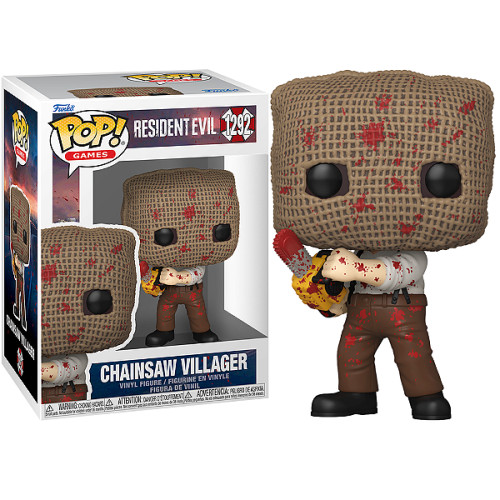 Funko Pop Games Resident Evil Chainsaw Villager 1292   # - Produto Original