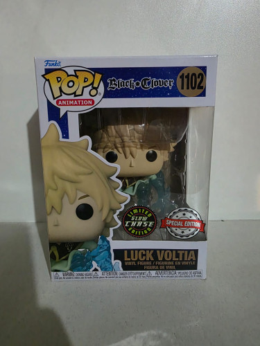 Funko Pop Luck Voltia Glow Chase - Black Clover - #1102 - FUNKO POP - #1102- -1102