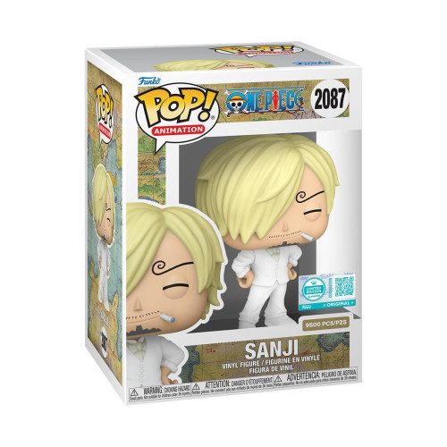 Funko Pop Sanji (limited Edition - 9500 Peças) - One Piece - #2087 - FUNKO POP - #2087   #2087 - Produto Original