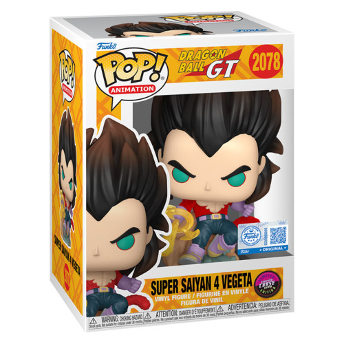 Funko Pop Super Saiyan 4 Vegeta Chase Glow - Dragon Ball Z - #2078 - FUNKO POP - #2078   #2078 - Produto Original