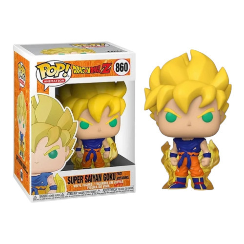 Funko Pop! Super Saiyan Goku First Appearance - Dragon Ball Z - #860 - FUNKO POP - #860   #860 - Produto Original