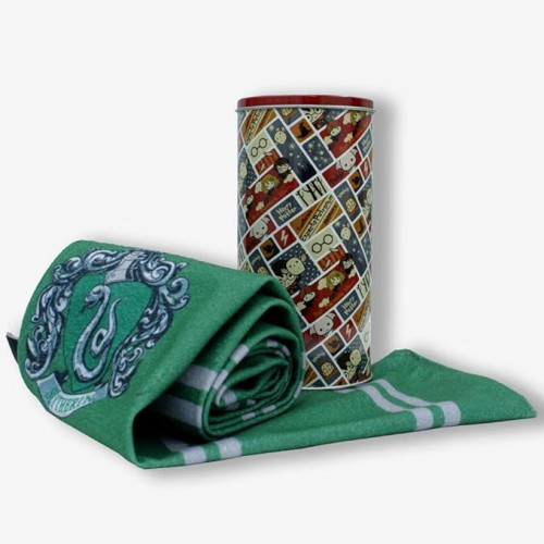 Cachecol Slytherin Sonserina Com Lata - Harry Potter - Zona Criativa - #   # - Produto Original
