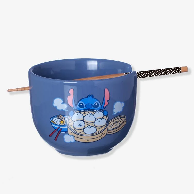 Caneca E Copo Bowl Com Hashi  Stitch - Stitch - Caneca E Copo - #   # - Produto Original