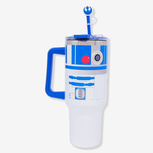 CANECAO TUMBLER C/PINGENTE 1,15LT STAR WARS R2D2   # - Produto Original