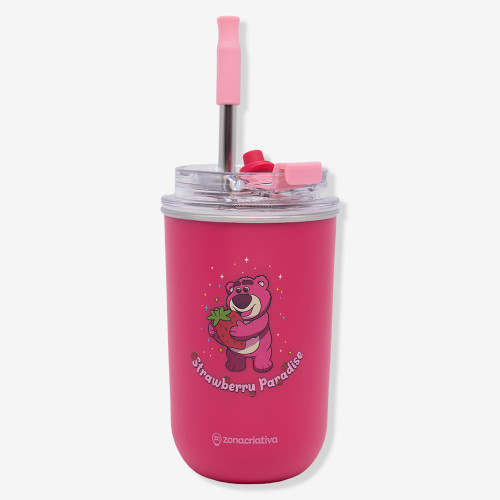 COPO NEO C/CANUDO 300ML LOTSO   # - Produto Original