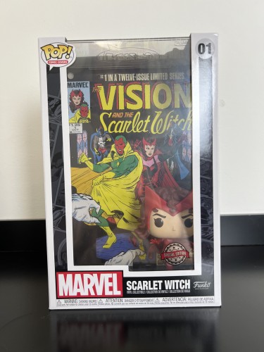 Funko Pop Comic Cover Scarlet Witch 01 Special Edition - #1-Marvel Studios WandaVision-1