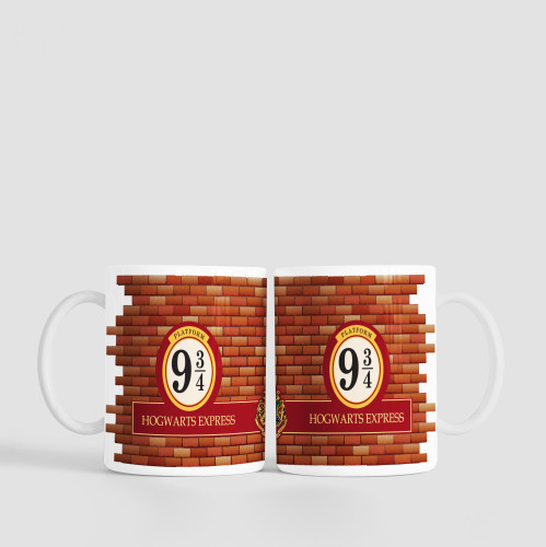 Caneca Harry Potter | Estação 9 3/4 | 325ml-Harry Potter-
