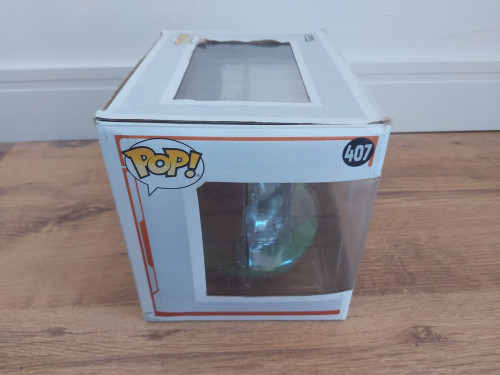 FUNKO POP STAR WARS THE MANDALORIAN - THE CHILD WITH EGG CANISTER 407- CAIXA COM AVARIA - Funko - #0