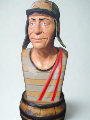 Action Figures Estátua Busto Chaves Escala 1/4 Prime Edition-Turma Do Chaves-