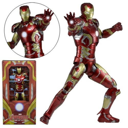 NECA Avengers: Age of Ultron Iron Man Mark XLIII 1/4 Scale Figure Avengers Age Of Ultron # - Produto Original