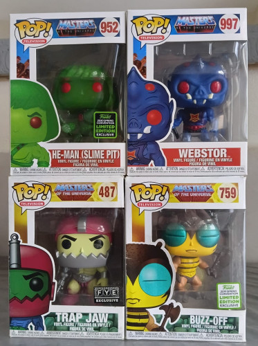 4 pops de he Man Heman #04 - Produto Original