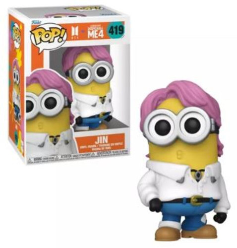 Funko Pop Meu Malvado Favorito Bts 419 - Jin Minion Funko #419 - Produto Original