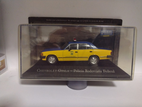 Action Figures Opala Polícia Rodoviária 1/43-Carros Antigos-