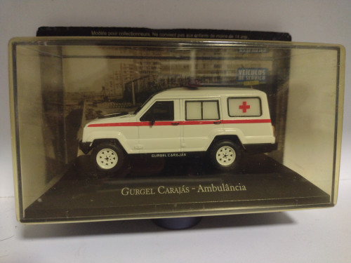 Action Figures Gurgel Carajas ambulância . 1/43-Carros Antigos-