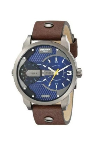 Relógio Masculino Diesel Dz7339/0an 52mm Couro- -