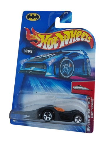 Action Figures Hot Wheels Mainline Crooze Batmobile 2004 069-Batmobile-