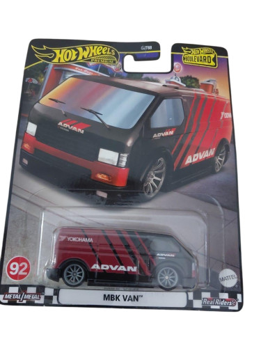 Action Figures Hot Wheels Premium Mbk Van Advan-ADVAN-