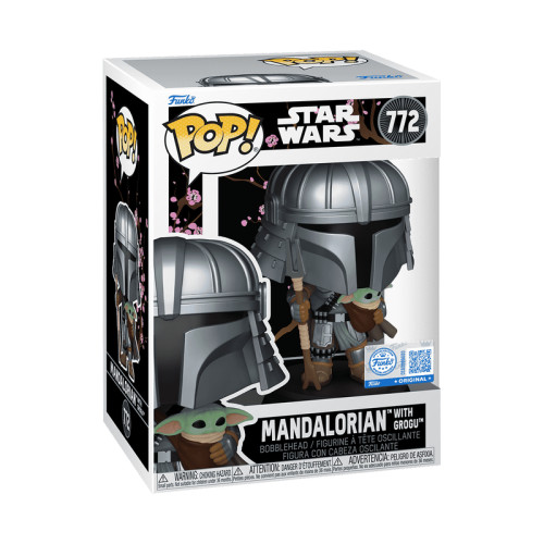 Action Figures Funko Pop Mandalorian With Grogu 772-Stars Wars-