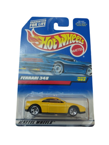 Hot Wheels Mainline Ferrari 348 Amarela- -