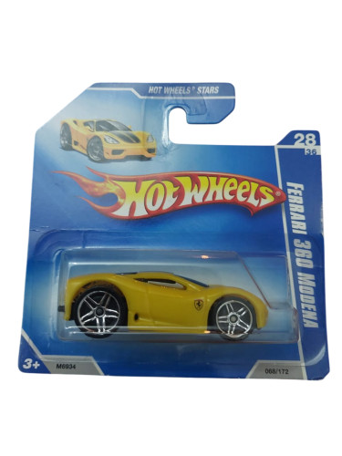 Action Figures Hot Wheels Mainline Ferrari 360 Modena Amarela-Ferrari-