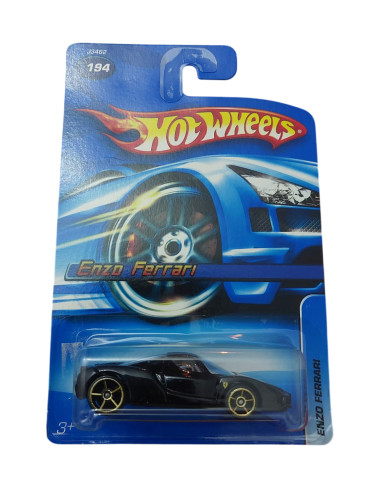 Action Figures Hot Wheels Mainline Enzo Ferrari Preta-Ferrari-