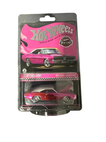Action Figures Hot Wheels Rlc 1969 Dodge Charger R/t Pink-Dodge-