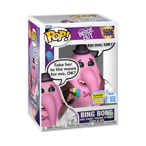 Action Figures Funko Pop Inside Out Bing Bong 1606-Inside Out-