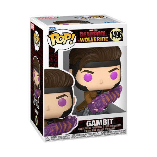 Action Figures Funko Pop Deadpool E Wolverine Gambit 1496-Marvel Studios-