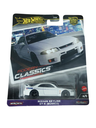 Action Figures Hot Wheels Premium Car Culture Modern Nissan Skyline R-33-Nissan-