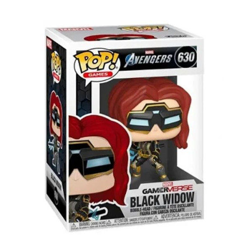 Action Figures Funko Pop Avengers Black Window 630-Black Widow-