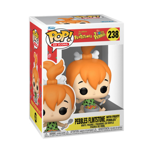 Action Figures Funko Pop Pebbles Flintstone With Fruity 238-The Flinstones-