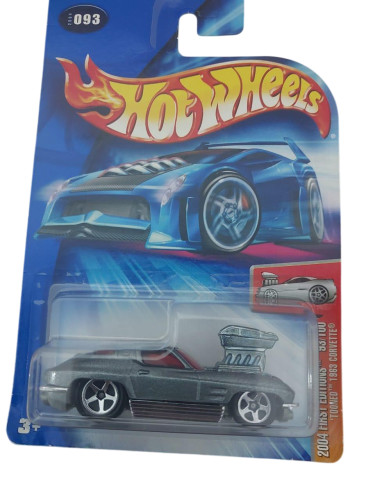 Action Figures Hot Wheels Mainline Tooned 1963 Corvette-Corvette-