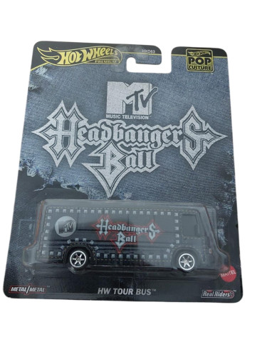 Action Figures Hot Wheels Premium Tour Bus Mtv Headbangers Ball-BUS-