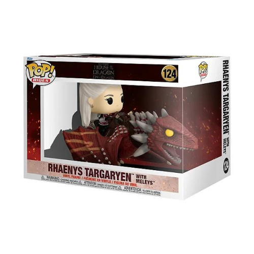 Action Figures Funko Pop House Of Dragon Rhaenys With Meleys 124 Detalhe-House Of The Dragon-