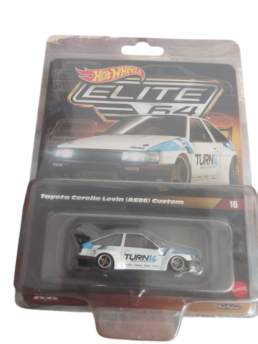 Action Figures Hot Wheels Elite 64 Toyota Corolla Levin (ae86) Custom-Toyota-