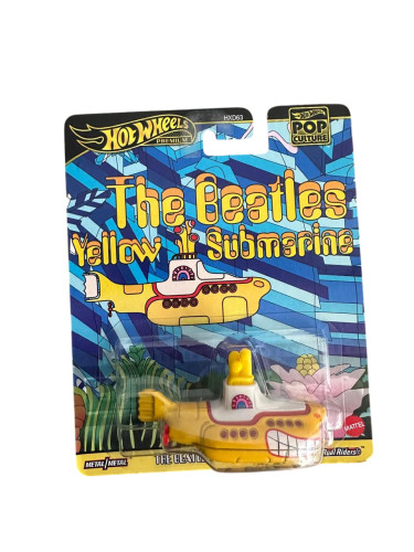 Action Figures Hot Wheels Premium Culture 2025 The Beatles Yellow Submarine-The Beatles Yellow Submarine-
