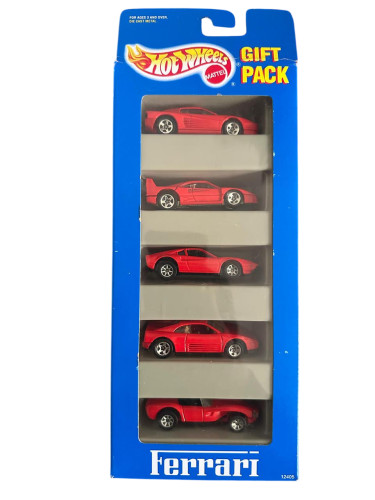 Action Figures Hot Wheels 1993 Ferrari 5 Pack Vermelho Ii-Ferrari-