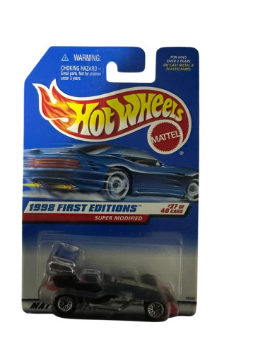 Hot Wheels Mainline Super Modified Preto   # - Produto Original