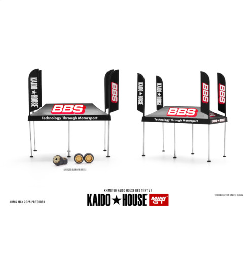 *PRÉ-VENDA* Kaido House BBS Tent V1 1:64 Mini GT/KAIDO HOUSE- -