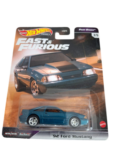 Hot Wheels Premium 92 Ford Mustang Fast And Furious   # - Produto Original