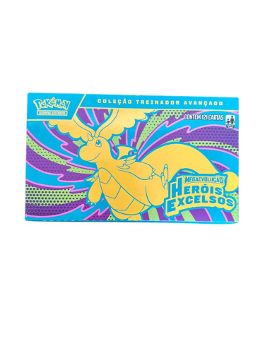 Box Megaevolução Dia d Pokemon 121 Dragonite Herois Excelsos- -