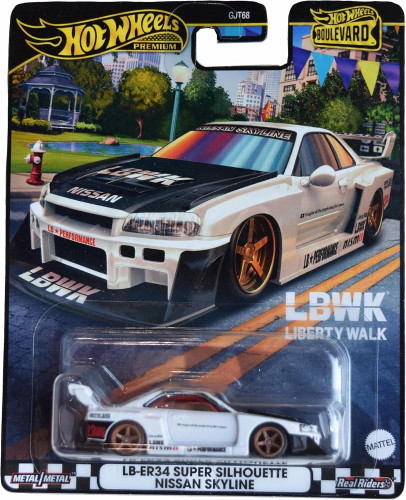 Hot Wheels Premium Boulevard Silhouette Nissan Skyline Lbwk Lb Er34   # - Produto Original