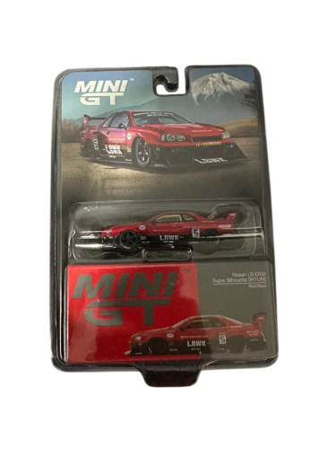 Mini Gt Nissan Lb Er34 Super Silhouette Skyline Red Black   # - Produto Original