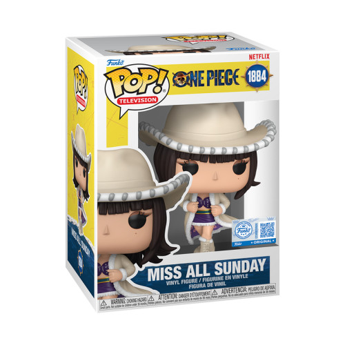 Funko Pop One Piece Live Action Miss All Sunday 1884   # - Produto Original